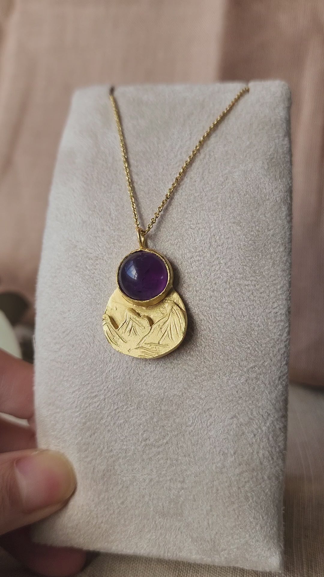 Amethyst Mountain Necklace